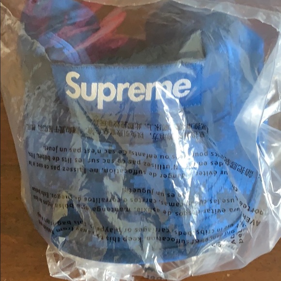 Supreme SS20 Satin Digi Royal Blue Camp Cap SOLD - Picture 6 of 7